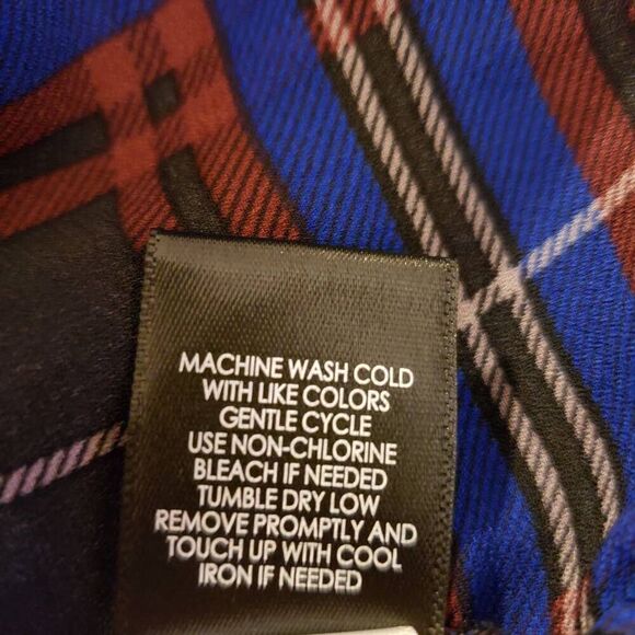 Torrid Madison Plaid Georgette Button Front Sz 2X - Picture 7 of 7